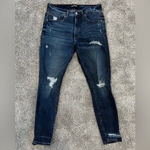 Express ankle legging jeans. High rise